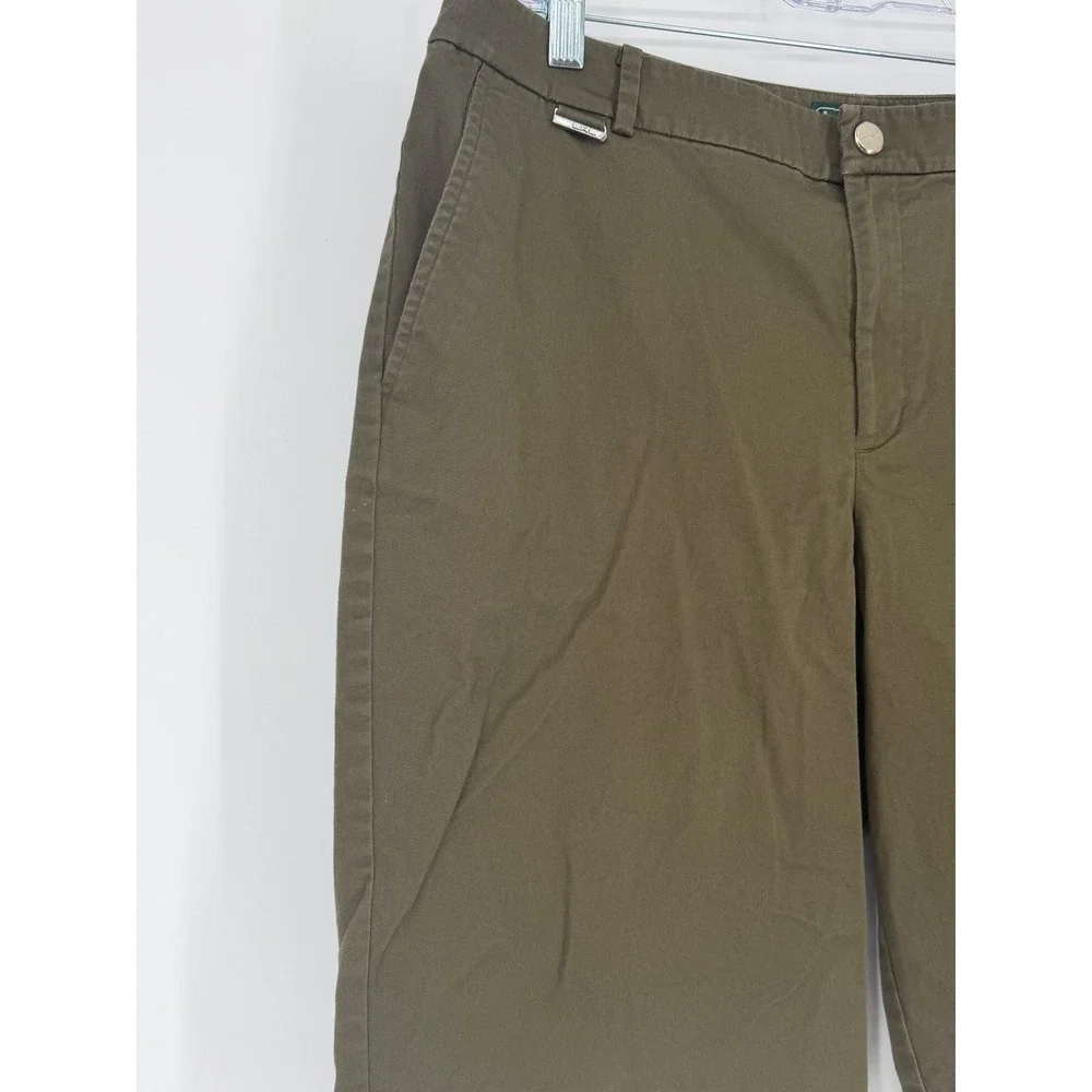 Lauren Ralph Lauren Womens Bermuda Chino Shorts 14 Preppy Ivy League Causal - Picture 2 of 12